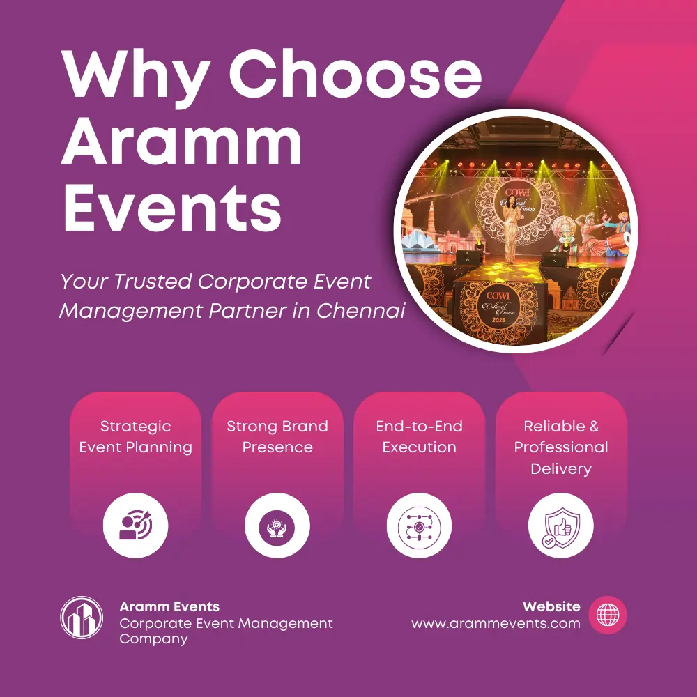 Why Chennai Companies Choose Aramm Events
