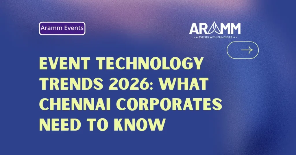 Event technology trends 2026 Chennai corporate events