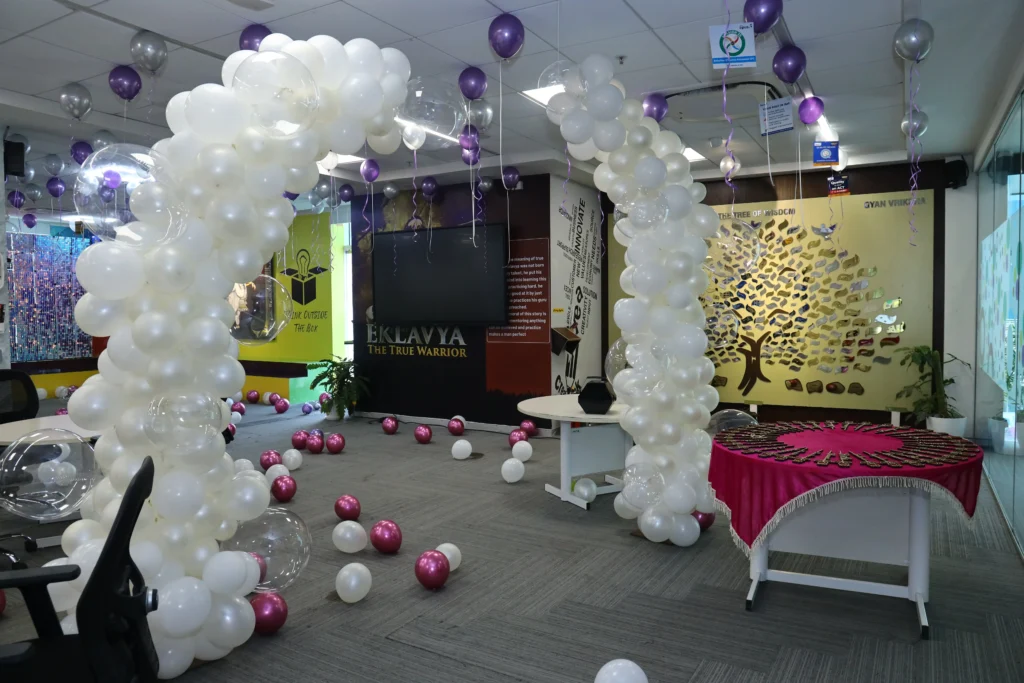 Birla Opus Women's Day Celebration 2026 -arch decoration