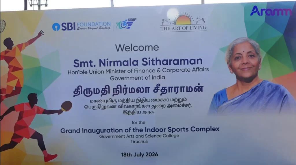 finance-minister-welcome-backdrop-tiruchuli-inauguration